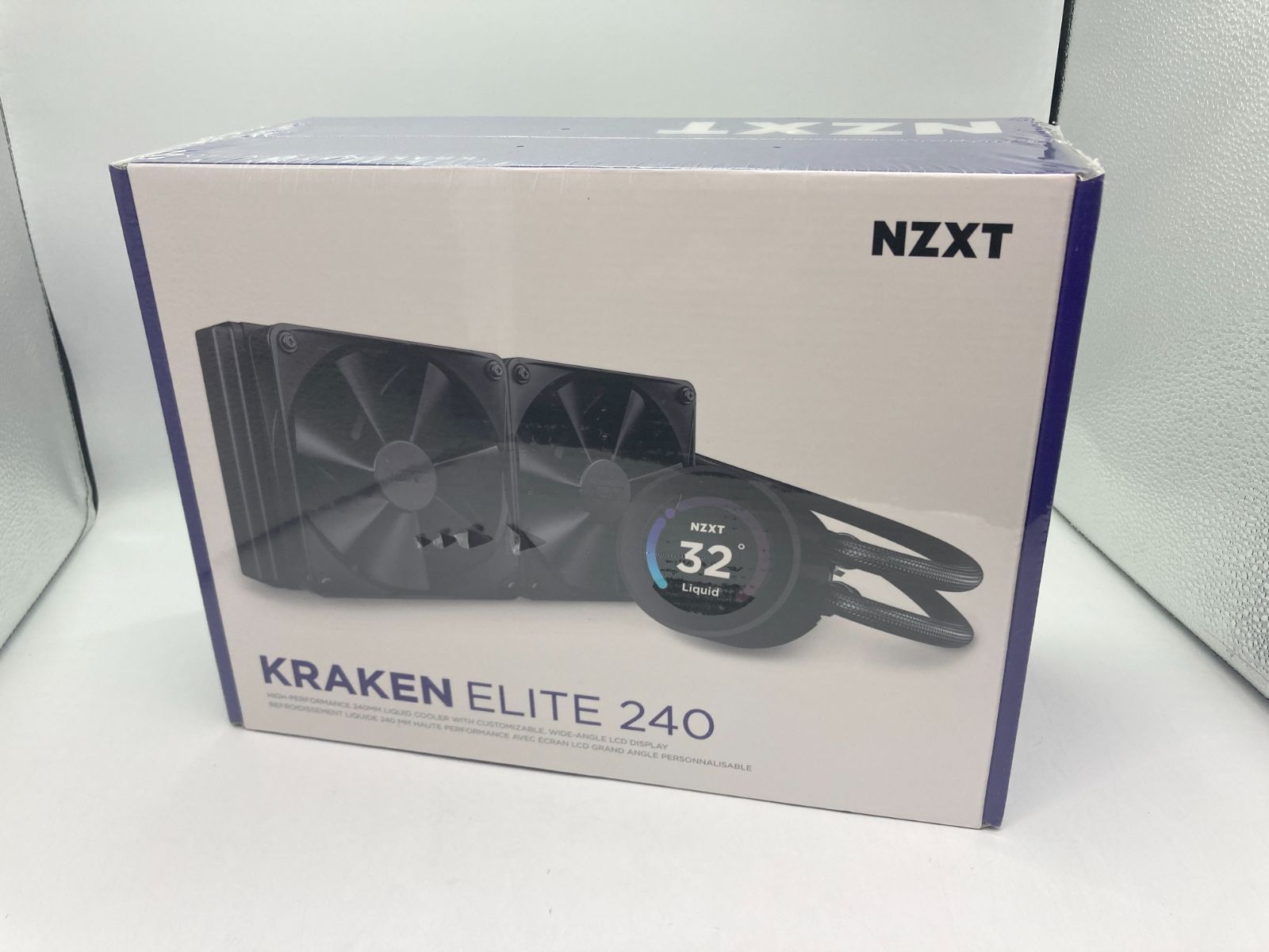 【新品・未開封】NZXT KRAKEN Elite 240 Black 簡易水冷CPUクーラー RL-KN24E-B1 FN1876