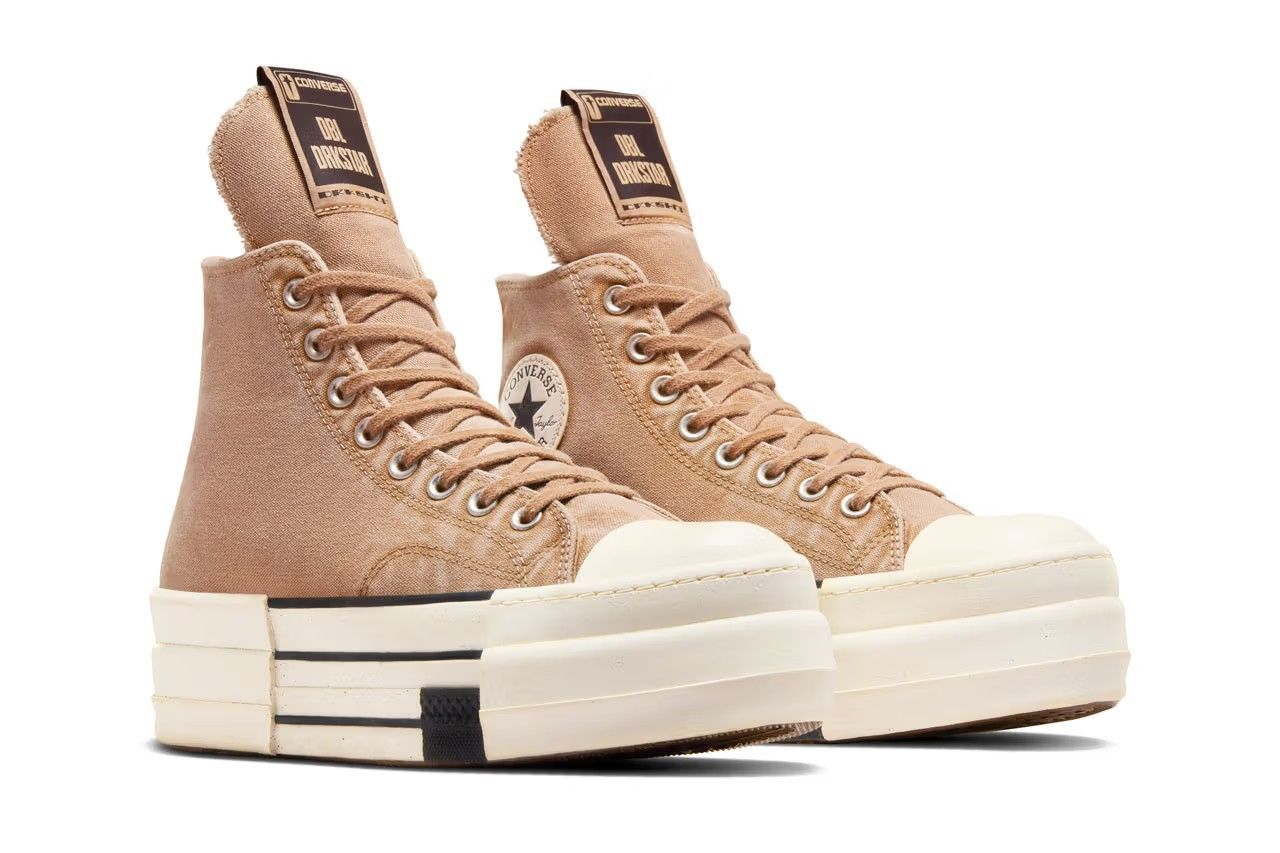 CONVERSE × Rick Owens DRKSHDW DBL DRKSTAR BLONDE 25.5cm コンバース リックオウエンスダークシャドウ A06756C