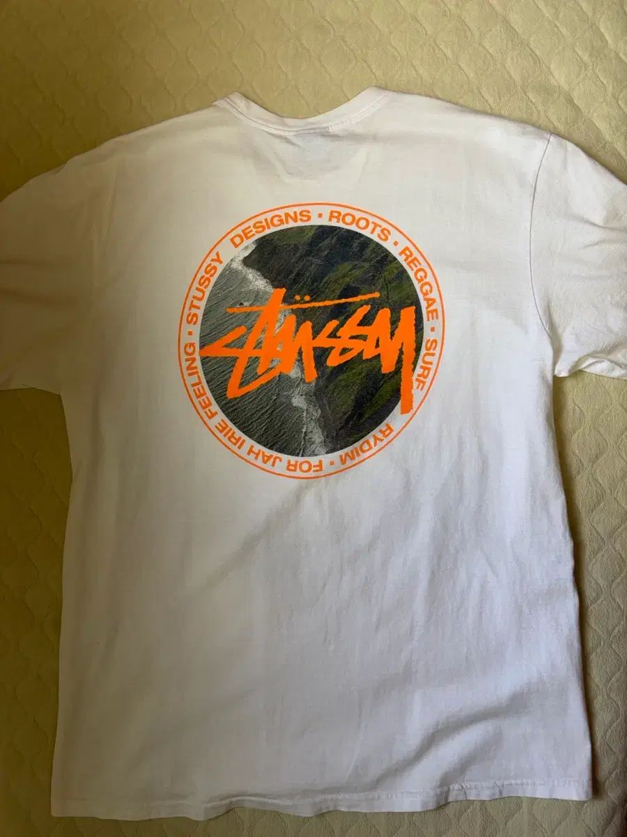 L STUSSY Coast LINE Tシャツ 白