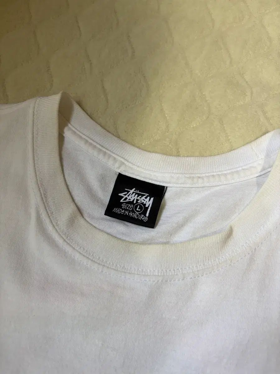 L STUSSY Coast LINE Tシャツ 白