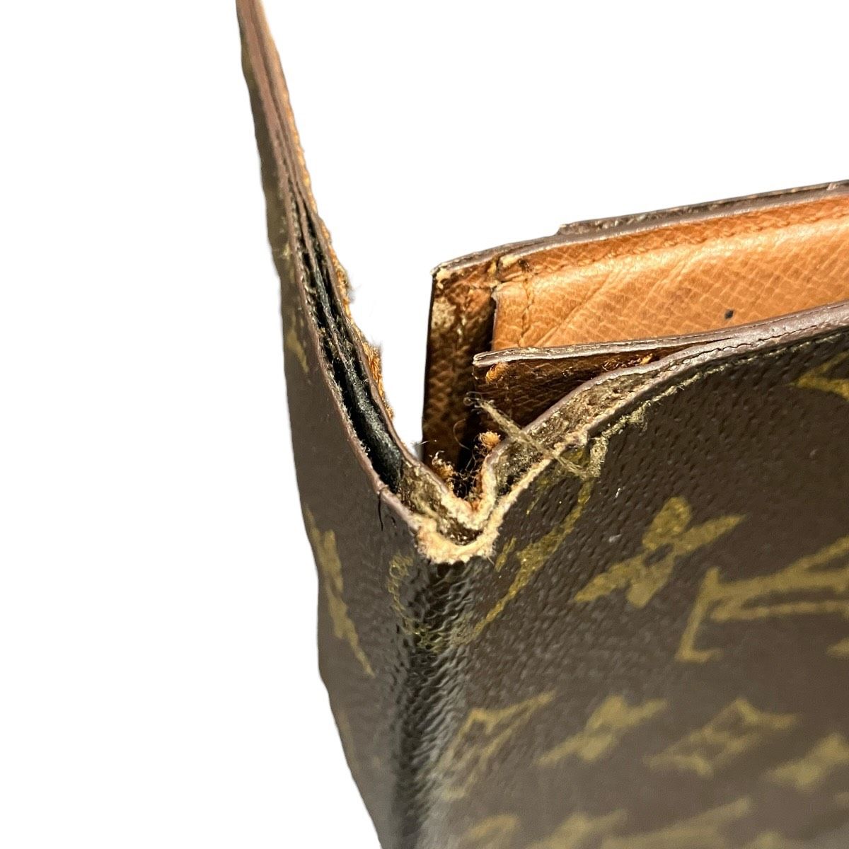 ルイ・ヴィトン LOUIS VUITTON ポルト カルト クレディ モノグラム 長 