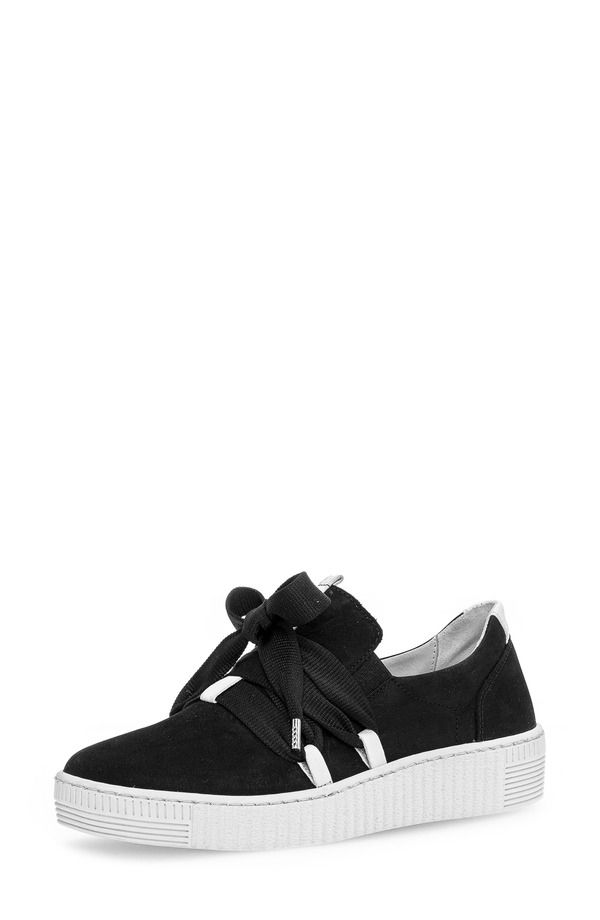 ガボール レディース シューズ スニーカー プラットフォーム Gabor 43333 Platform Sneaker Black ブラック