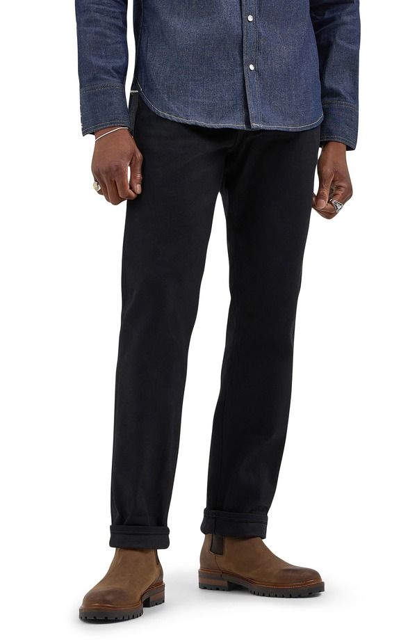 リー メンズ ボトムス デニムパンツ ストレート ジーンズ Lee 101 Z Regular Straight Leg Jeans Dry Black ブラック