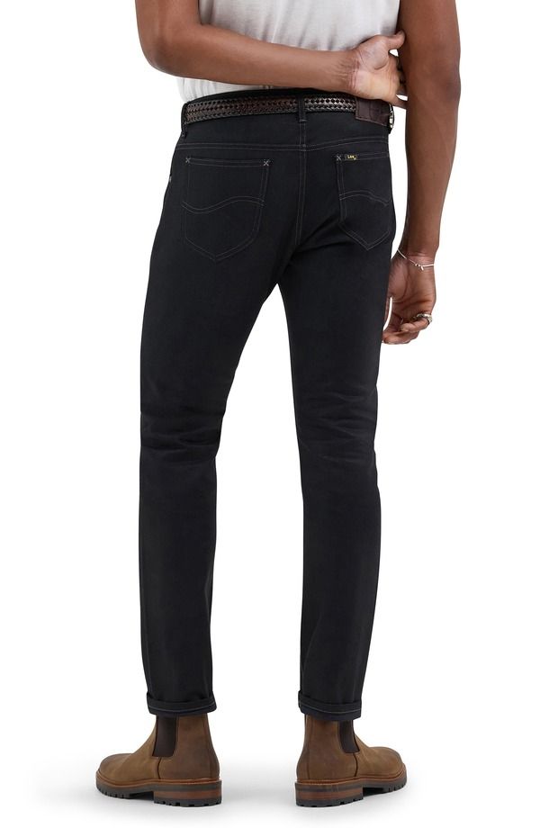リー メンズ ボトムス デニムパンツ スリムフィット ジーンズ Lee 101 Rider Original Slim Fit Jeans Dry Black ブラック