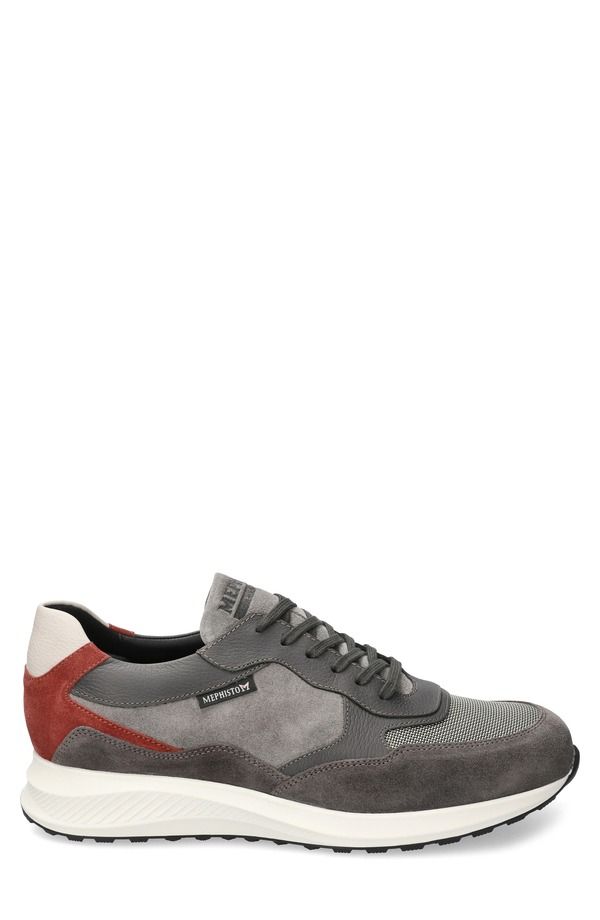 メフィスト メンズ シューズ スニーカー Mephisto Driss Mixed Media Sneaker Graphite グラファイト