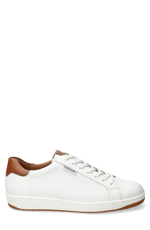 メフィスト メンズ シューズ スニーカー Mephisto Hasko Low Top Sneaker White ホワイト