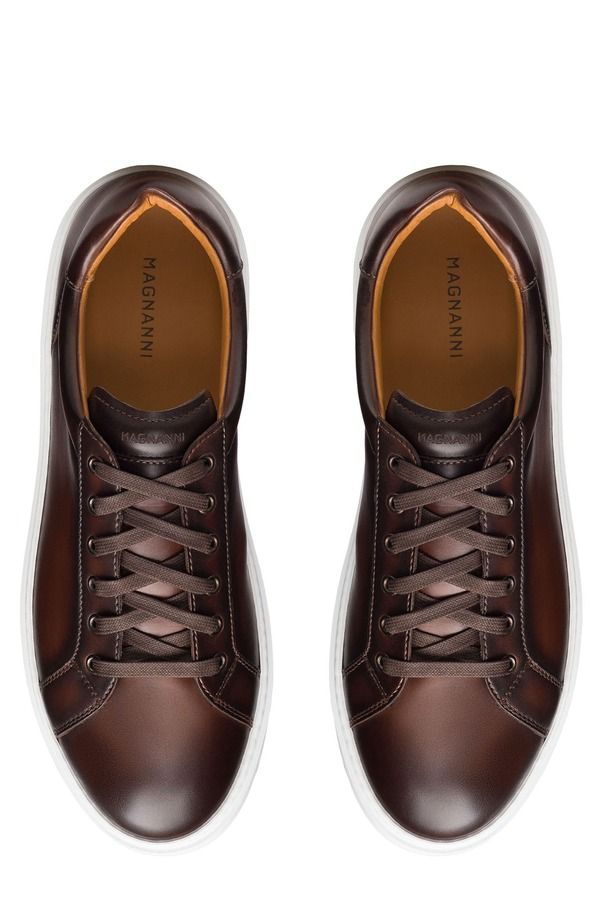 マグナーニ メンズ シューズ スニーカー Magnanni Camino Lo Sneaker Brown ブラウン