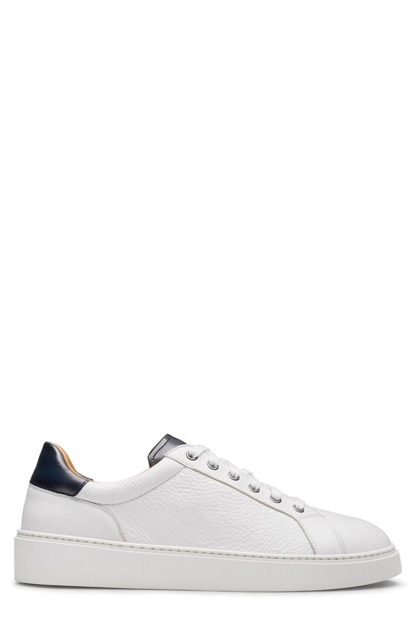 マグナーニ メンズ シューズ スニーカー レザー Magnanni Camino Low Leather Sneakerugo White Navy ホワイト