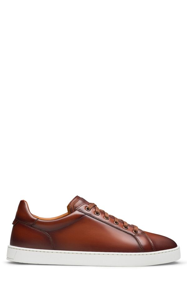 マグナーニ メンズ シューズ スニーカー レザー Magnanni Cote Lo Leather Sneaker Cognac