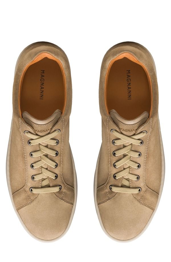 マグナーニ メンズ シューズ スニーカー Magnanni Cote Low Top Sneaker Taupe トープ