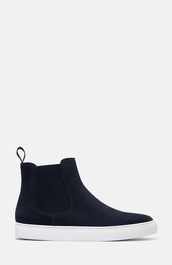 スカロッソ メンズ シューズ スニーカー SCAROSSO Tommaso Sneakers Blue Suede ブルー