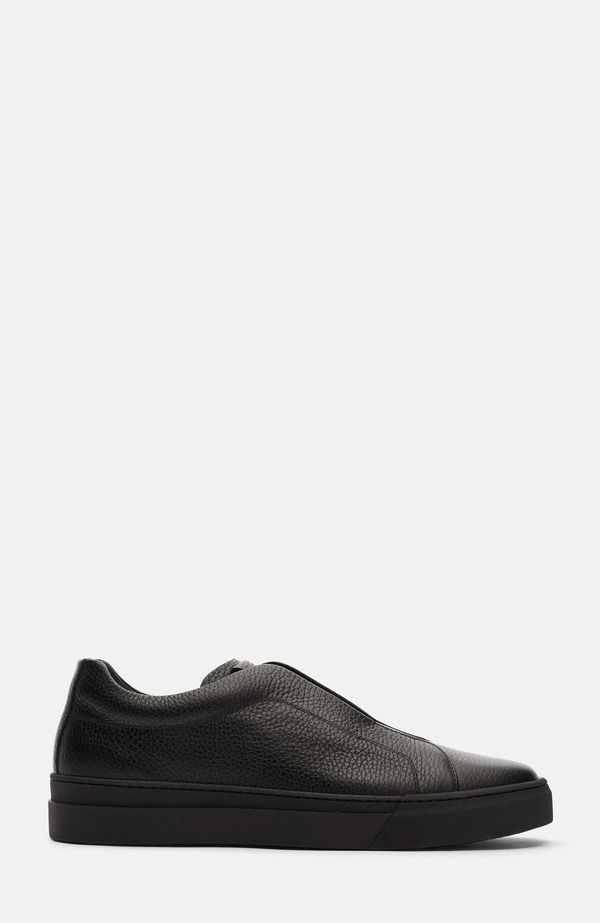 スカロッソ メンズ シューズ スニーカー SCAROSSO Luca Sneakers Black Calf ブラック