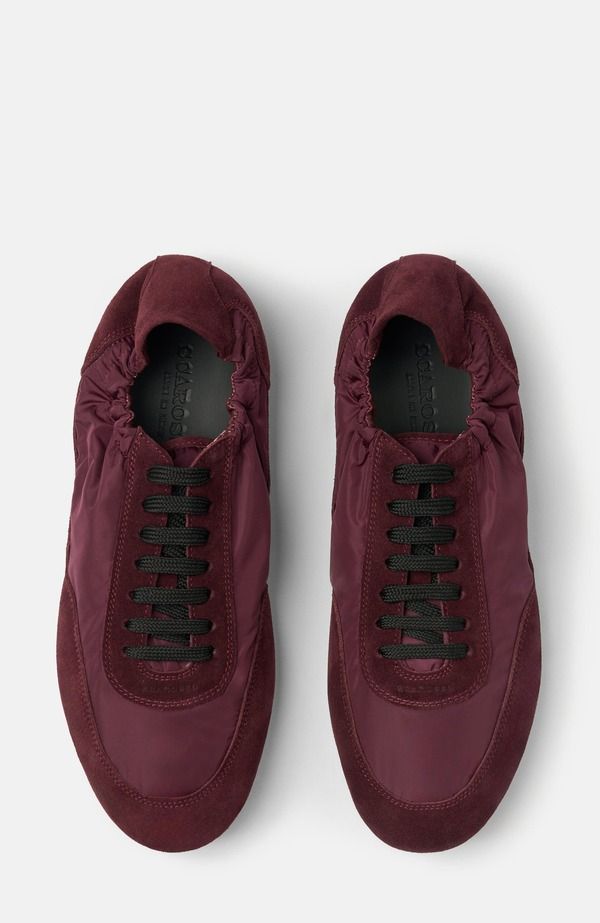スカロッソ メンズ シューズ スニーカー SCAROSSO Leggera Sneakers Burgundy Nylon バーガンディ スカロッソ メンズ シューズ スニーカー SCAROSSO Leggera Sneakers Burgundy Nylon バーガンディ