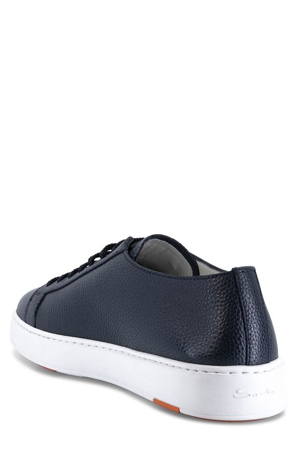 サントーニ メンズ シューズ スニーカー Santoni Biking Low Top Sneaker Blue ブルー