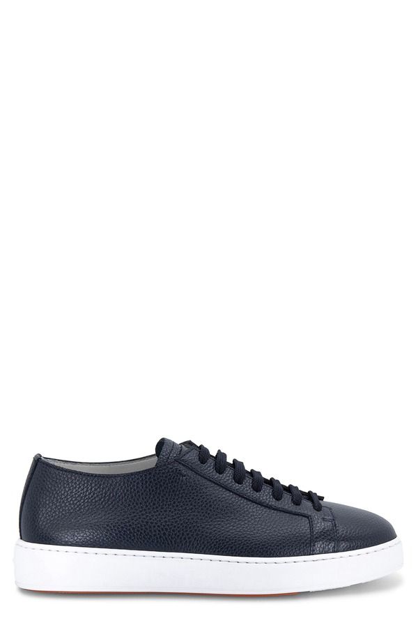 サントーニ メンズ シューズ スニーカー Santoni Biking Low Top Sneaker Blue ブルー