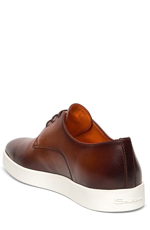 サントーニ メンズ シューズ スニーカー ダービー Santoni Dilate Derby Sneaker Brown ブラウン
