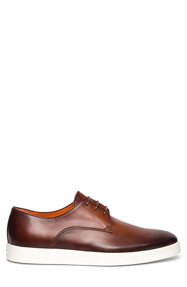 サントーニ メンズ シューズ スニーカー ダービー Santoni Dilate Derby Sneaker Brown ブラウン