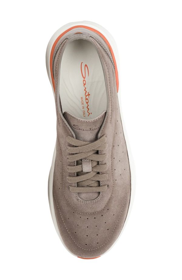 サントーニ メンズ シューズ スニーカー Santoni Bounce Sneaker BeigeE55 ベージュ
