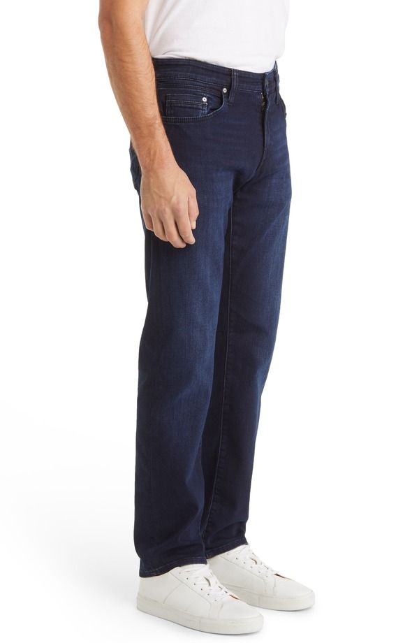 マーヴィ ジーンズ メンズ ボトムス デニムパンツ ストレート Mavi Jeans Zach Straight Leg Jeans Blue Black Tonal Williamsburg ブラッ