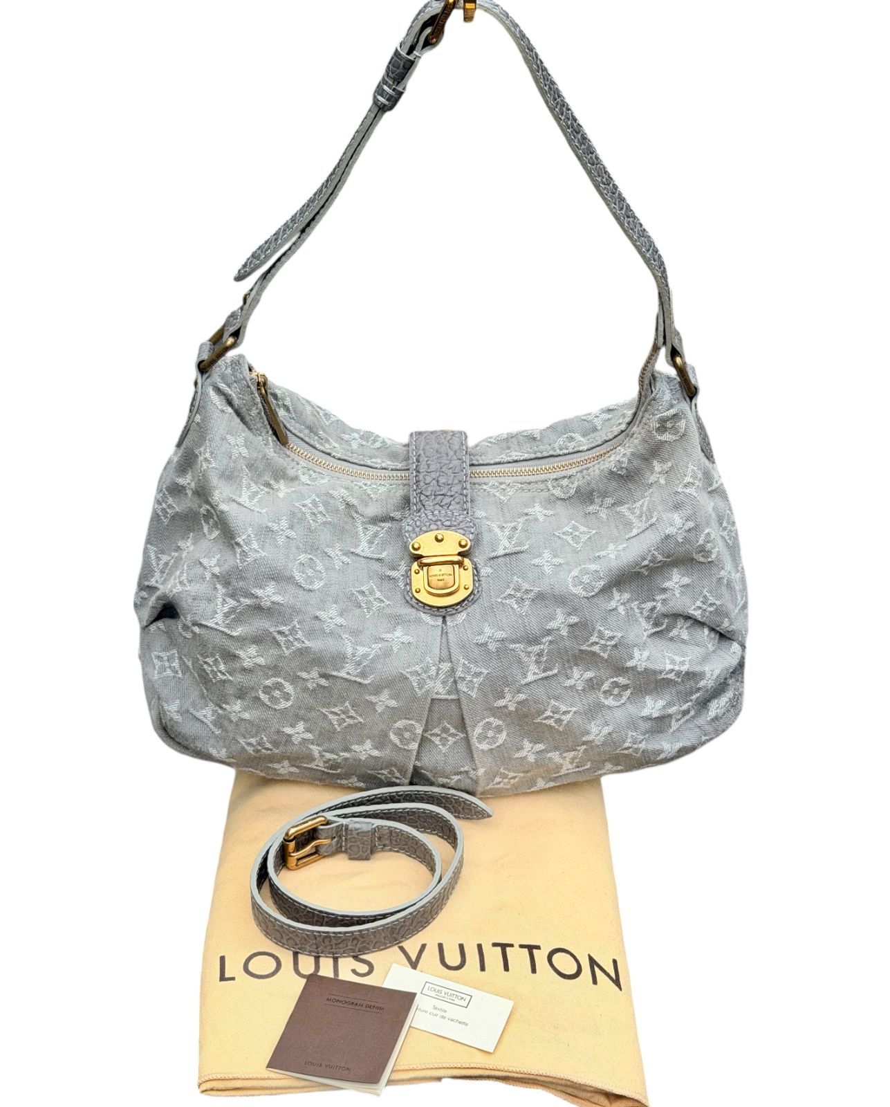 保管品◇本物◇ルイヴィトンLOUIS VUITTONモノグラムスライトリーグリ 
