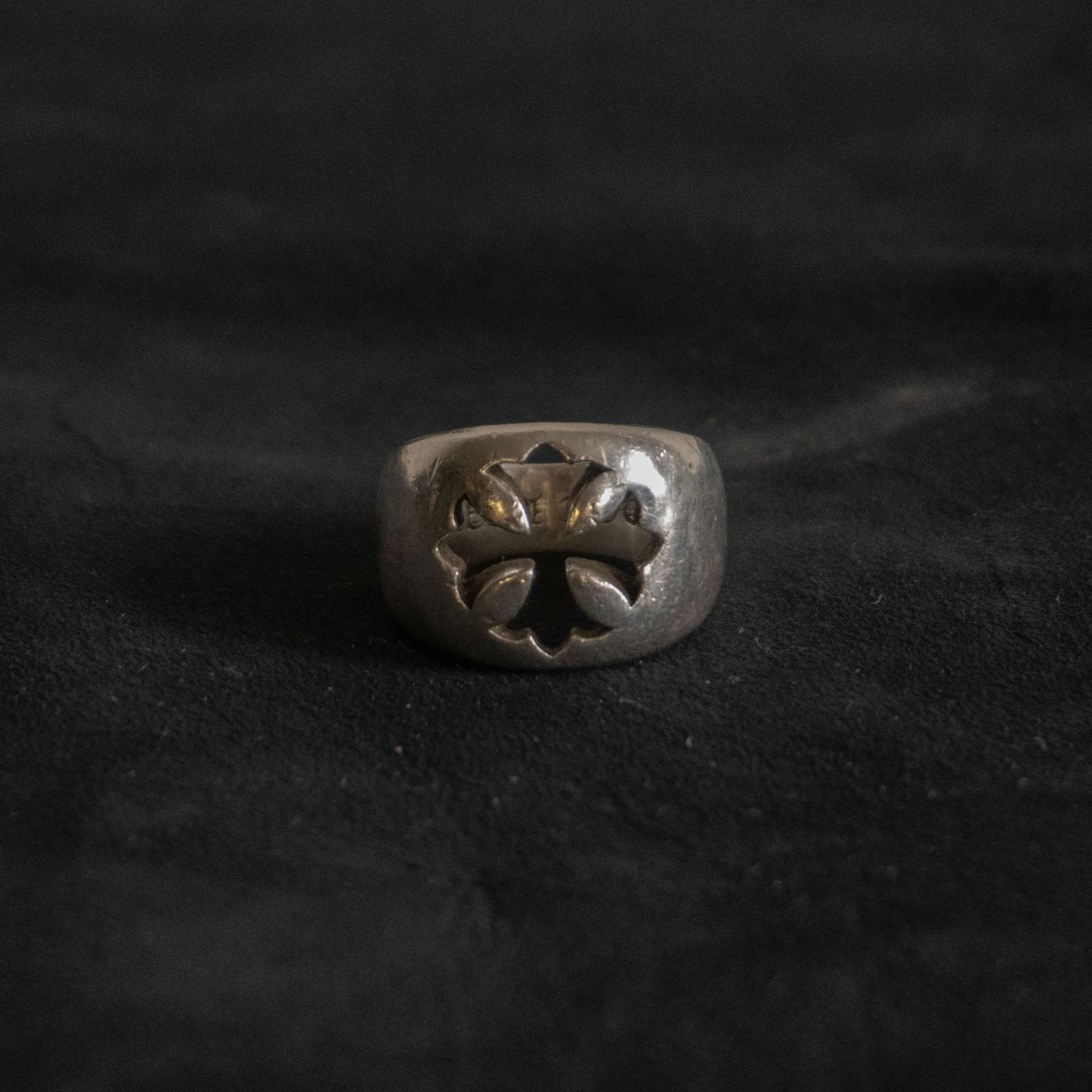 【最高級】CHROME HEARTS【NEGATIVE SPACE RING】13号 クロムハーツ ネガティブスペース リング シルバー 指輪 26060127