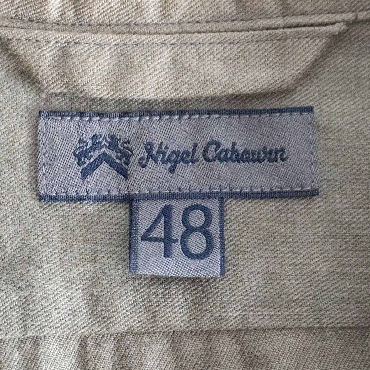 【美品】NIGEL CABOURN【OPEN COLLAR SHIRT LINEN TWILL】48 リネン オープンカラーシャツ ナイジェルケーボン 26060368 【美品】NIGEL CABOURN【OPEN COLLAR SHIRT LINEN TWILL】48 リネン オープンカラーシャツ ナイジェルケーボン 26060368