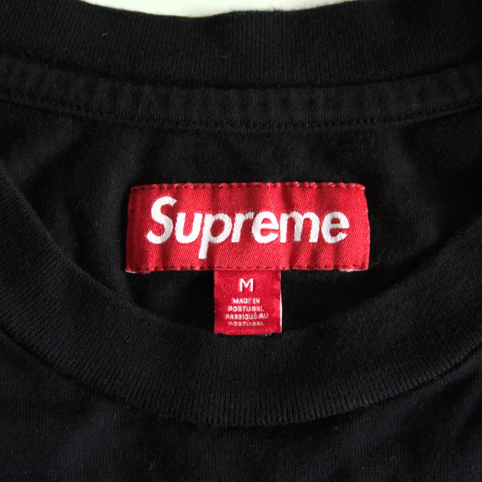 【25FW】Supreme【INTARSIA SLEEVE L/S】M シュプリーム ロンT ブラック 26060198