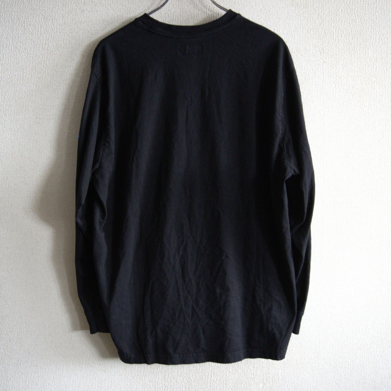 【25FW】Supreme【INTARSIA SLEEVE L/S】M シュプリーム ロンT ブラック 26060198