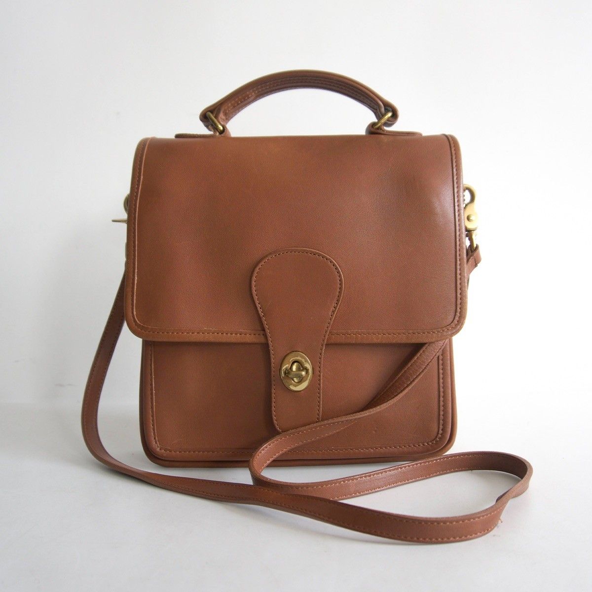 【美品】OLD COACH【2WAY レザー ショルダーバッグ】 ブラウン コーチ 26060432