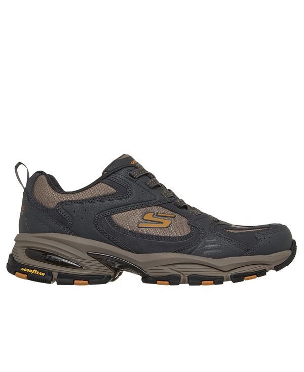 【送料無料】 スケッチャーズ メンズ スニーカー シューズ Mens Vigor 30 Taestro Trail Hiking Sneakers from Finish Line Charcoal