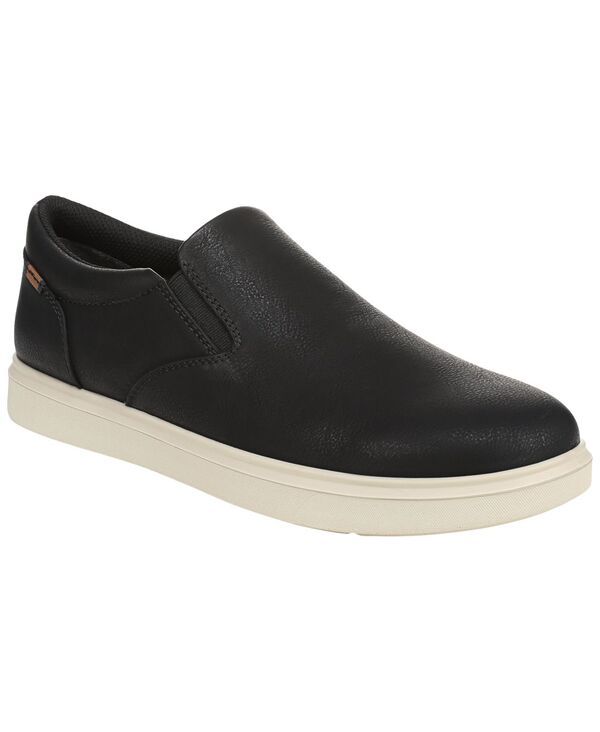 【送料無料】 ドクター・ショール メンズ スリッポン・ローファー シューズ Mens City Cloud SlipOn Shoes Black Faux Leather