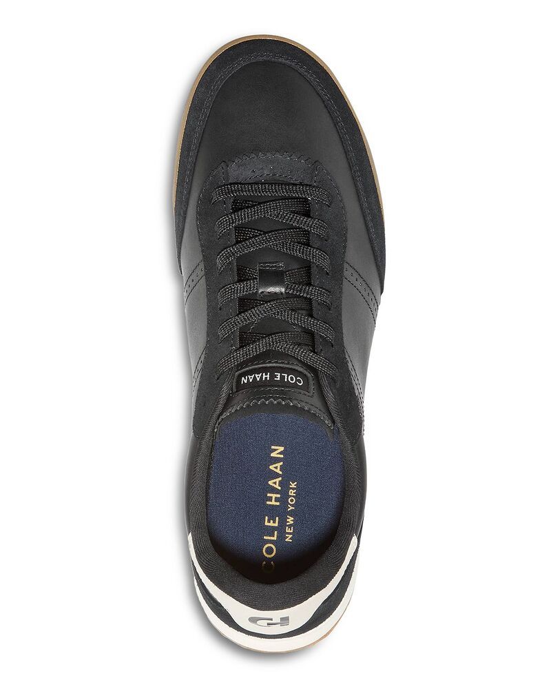 コールハーン メンズ シューズ スニーカー Cole Haan Mens GrandPr Slimline Sneakers Black Ivory アイボリー