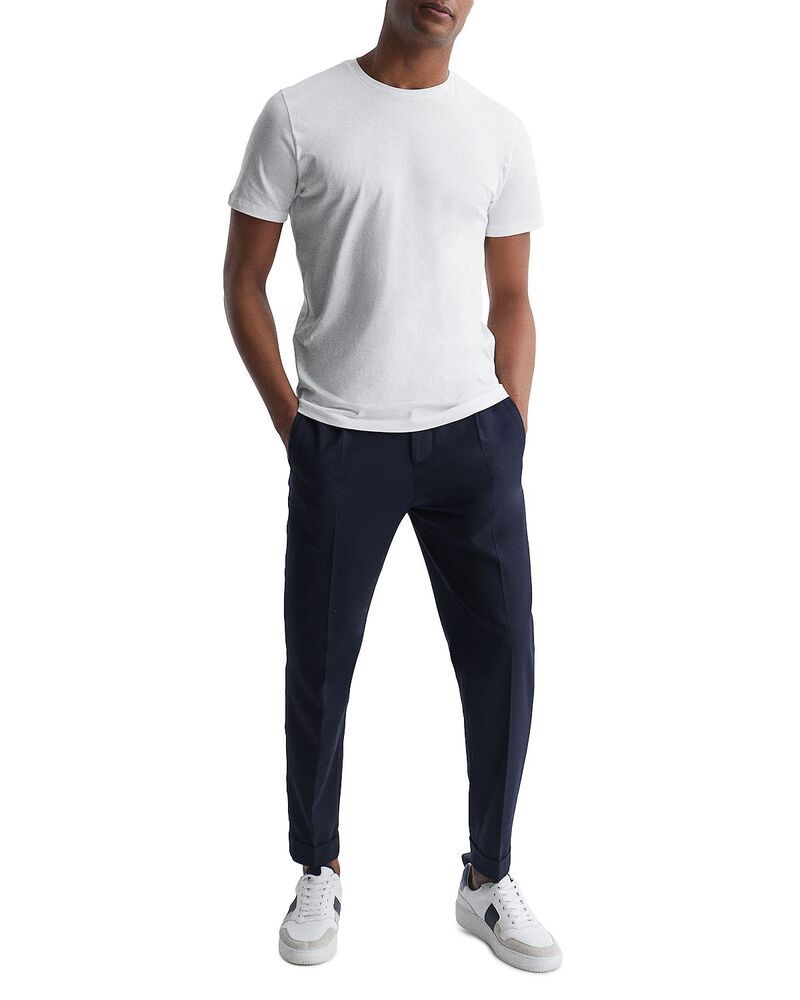 レイス メンズ トップス Tシャツ クルーネック REISS Bless Crewneck Tee White ホワイト
