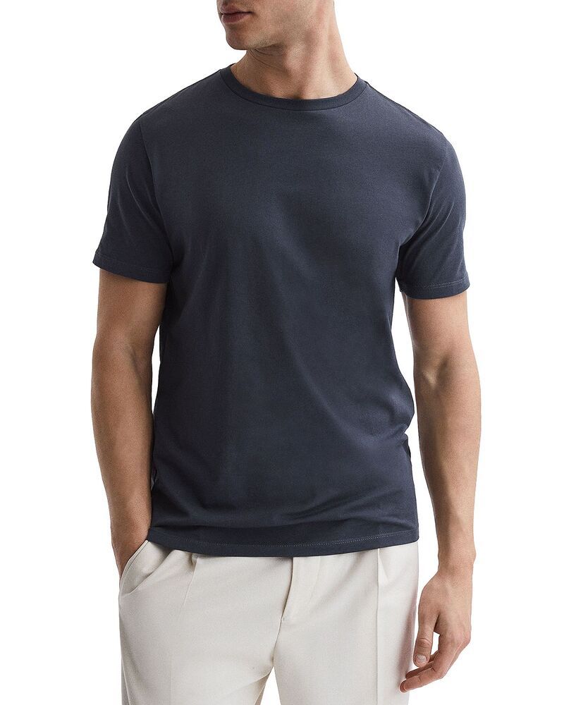 レイス メンズ トップス Tシャツ クルーネック REISS Bless Crewneck Tee Airforce Blue 2 ブルー