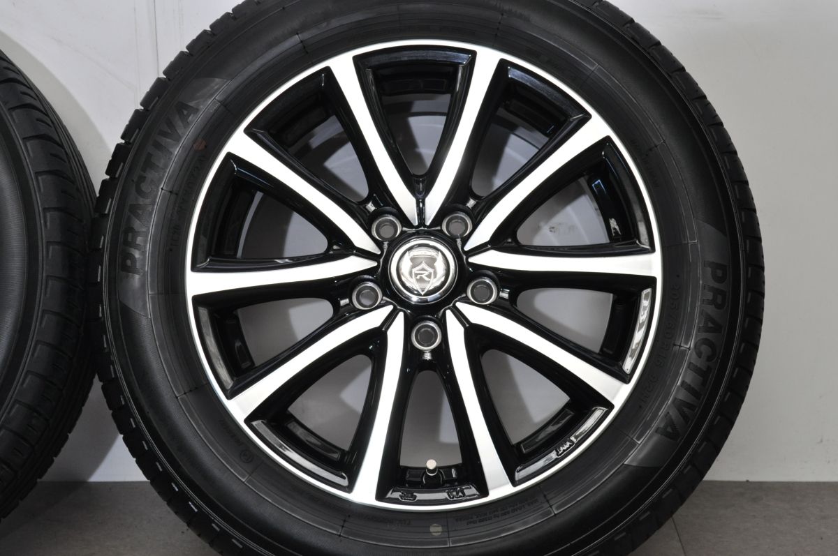 美品 バリ溝】Weds ライツレー 16in 6.5J +40 PCD114.3 プラクティバ