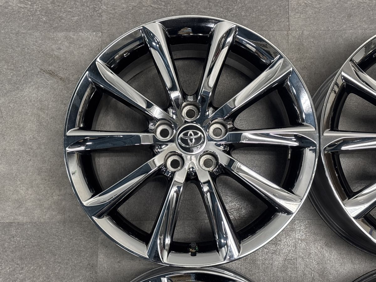 スパッタリング】トヨタ 130 マークX 後期 純正 18in 8J +45 PCD114.3