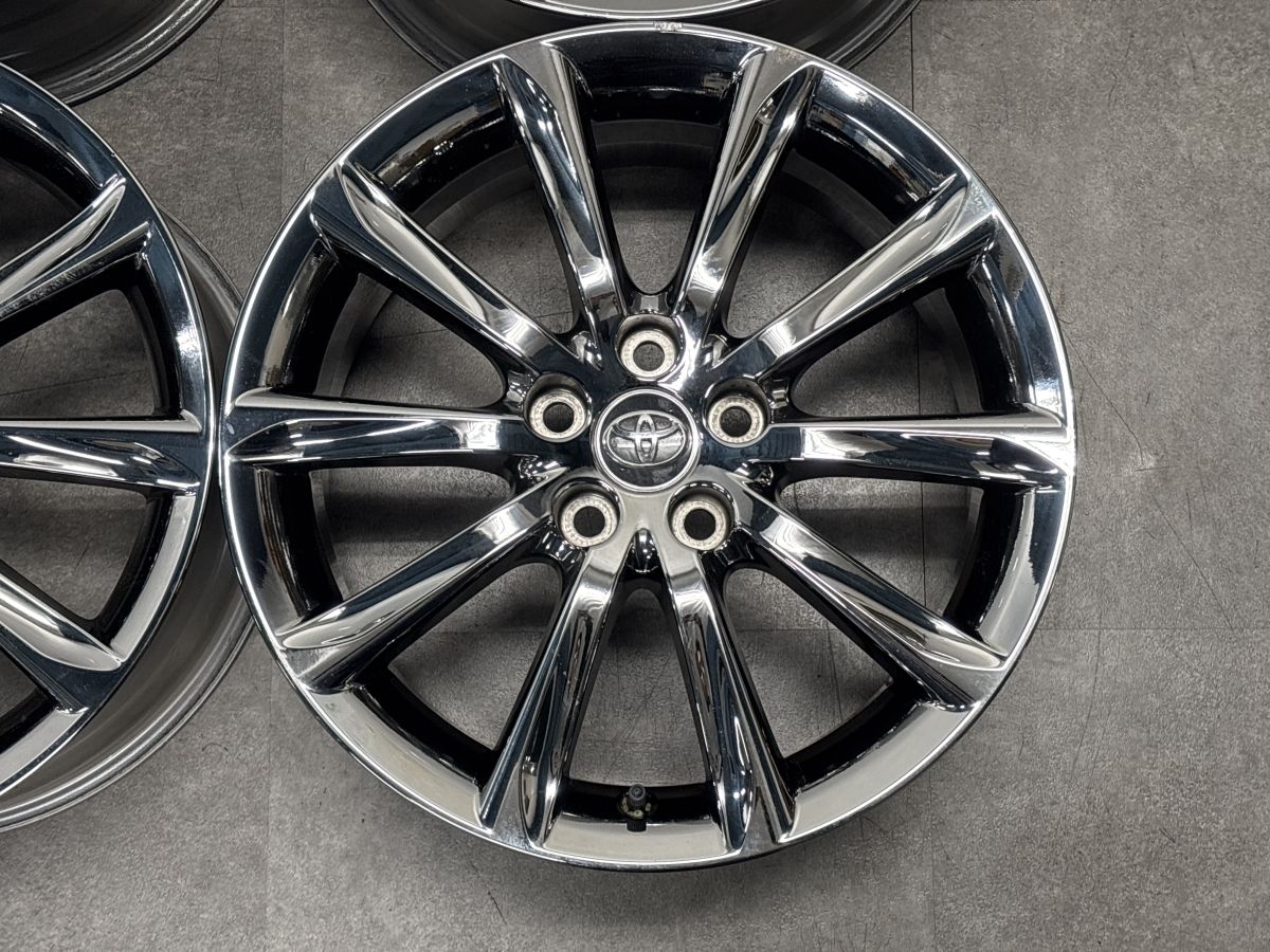 スパッタリング】トヨタ 130 マークX 後期 純正 18in 8J +45 PCD114.3