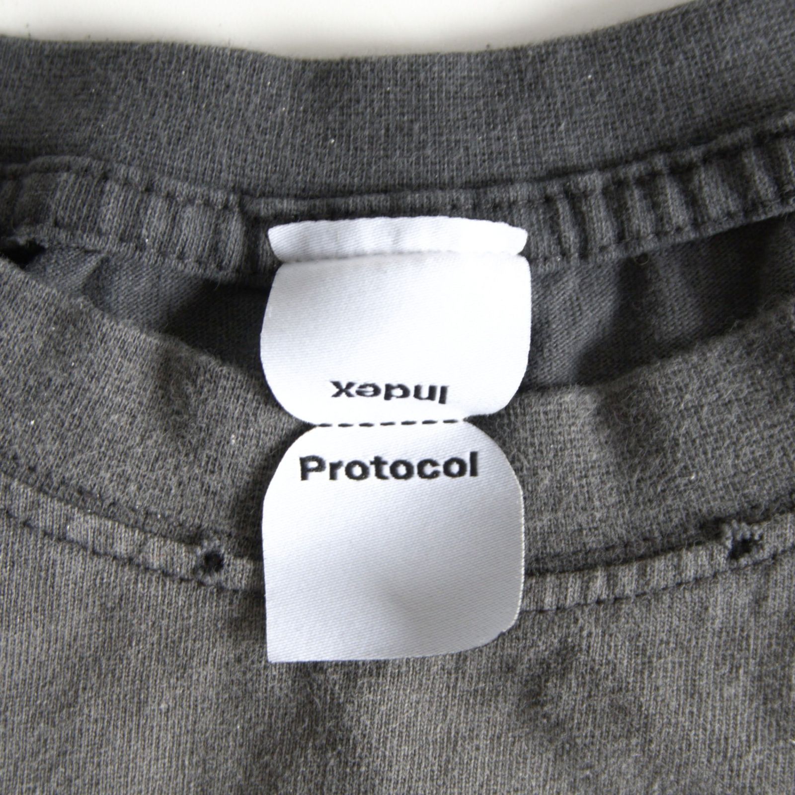 【美品】protcol index【VINTAGE OVERDYED LONGSLEEVE/2】2 プロトコルインデックス エイジング加工 ロンT 26060209