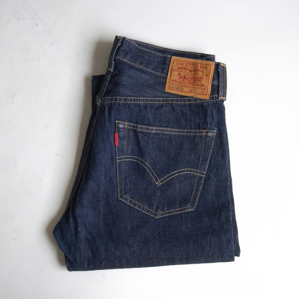 【美品濃紺/アメリカ製】 LEVI'S VINTAGE CLOTHING【 47501 / 501XX デニムパンツ 】33×34 47501-0167 リーバイス wl 26060433