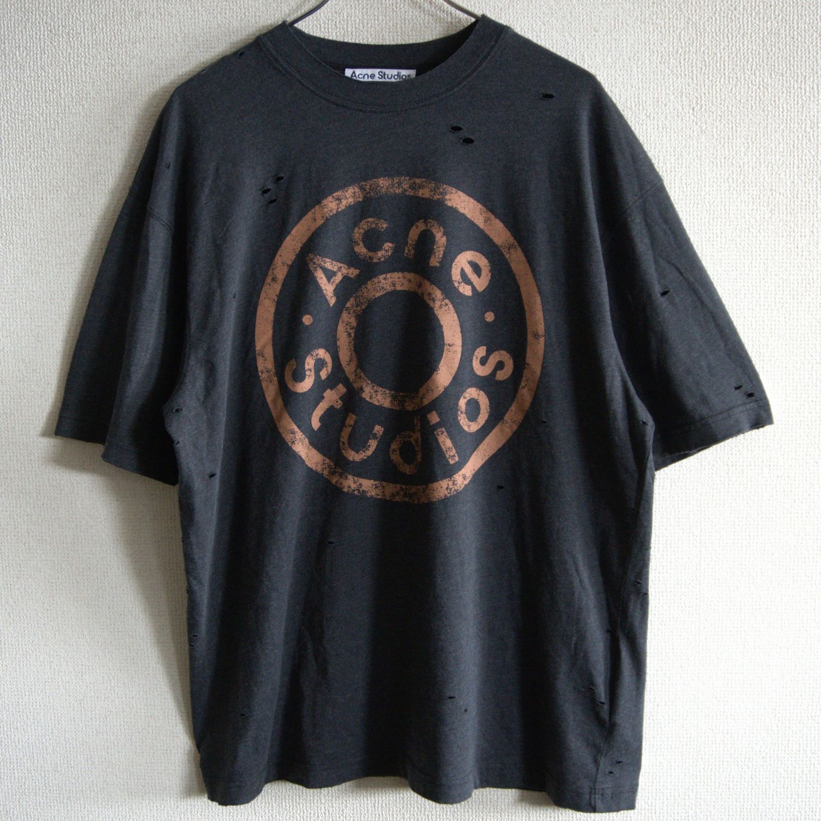 【美品】Acne Studios 【PRINT LOGO Tee】S アクネストゥディオズ Tシャツ オーバーサイズ 26060195