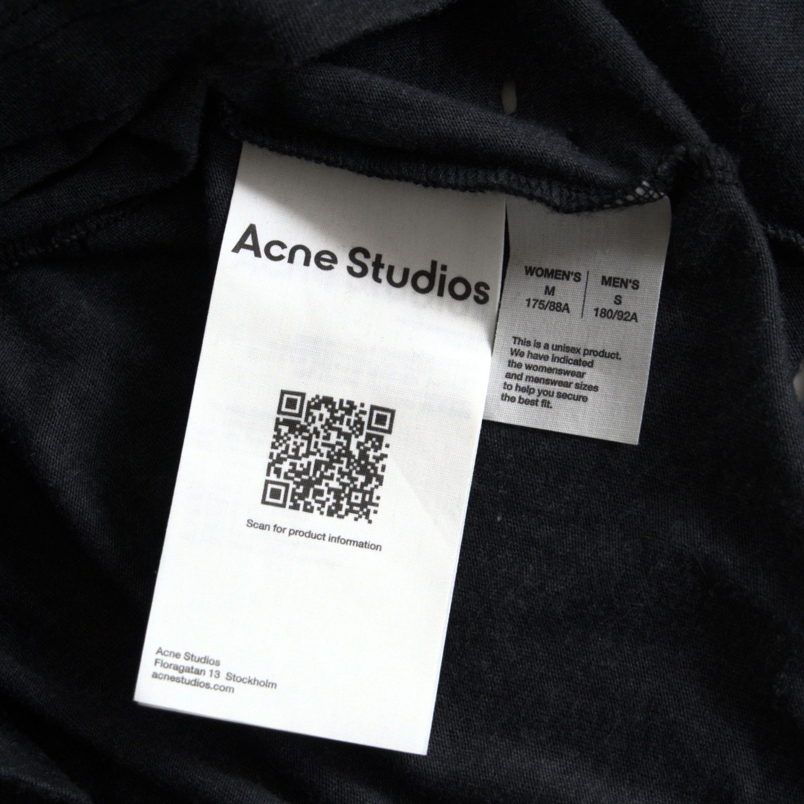 【美品】Acne Studios 【PRINT LOGO Tee】S アクネストゥディオズ Tシャツ オーバーサイズ 26060195