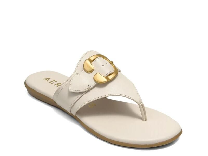 エアロソールズ レディース シューズ サンダル AerosolesGlitz Sandal Eggnog White ホワイト
