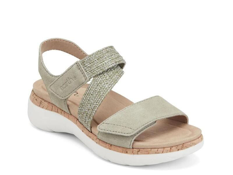 アース レディース シューズ サンダル EarthReston Sandalight Green グリーン