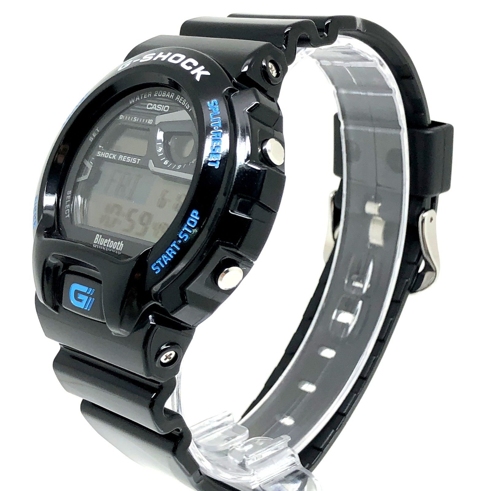 G-SHOCK ジーショック GB-6900-1 光沢塗装 ブラック ブルー LEDライト