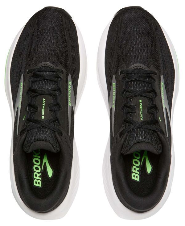 ブルックス メンズ シューズ スニーカー Brooks Mens Anthem 8 Running Shoes BlackGreyGreen ブラック ブルックス メンズ シューズ スニーカー Brooks Mens Anthem 8 Running Shoes BlackGreyGreen ブラック