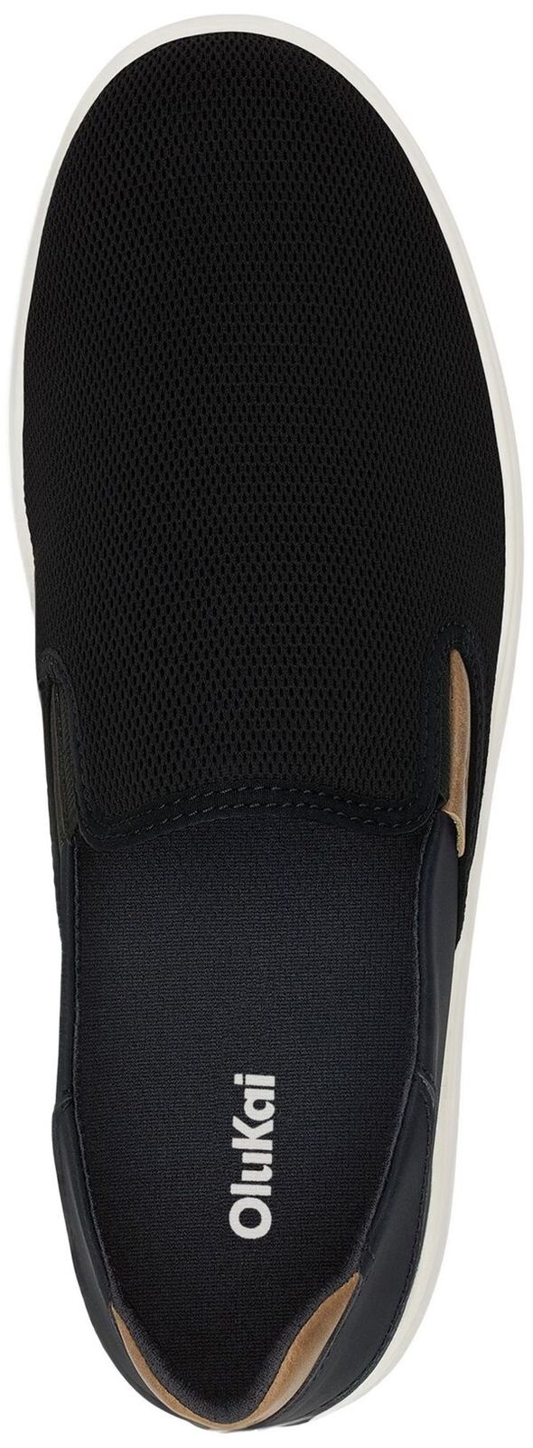 オルカイ メンズ シューズ スニーカー OluKai Mens Laeahi Nui Slipon Shoes BlackTan ブラック