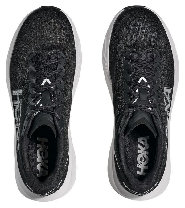 ホカオネオネ メンズ シューズ スニーカー HOKA Mens Mach 7 Running Shoes BlackWhite ホワイト