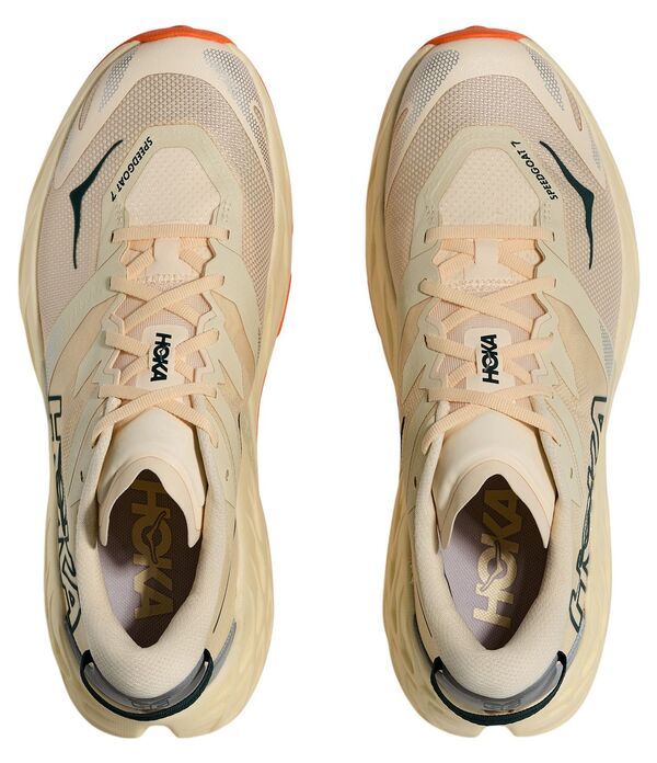 ホカオネオネ メンズ シューズ スニーカー HOKA Menspeedgoat 7 Trail Running Shoes Vintage YellowTurmeric イエロー