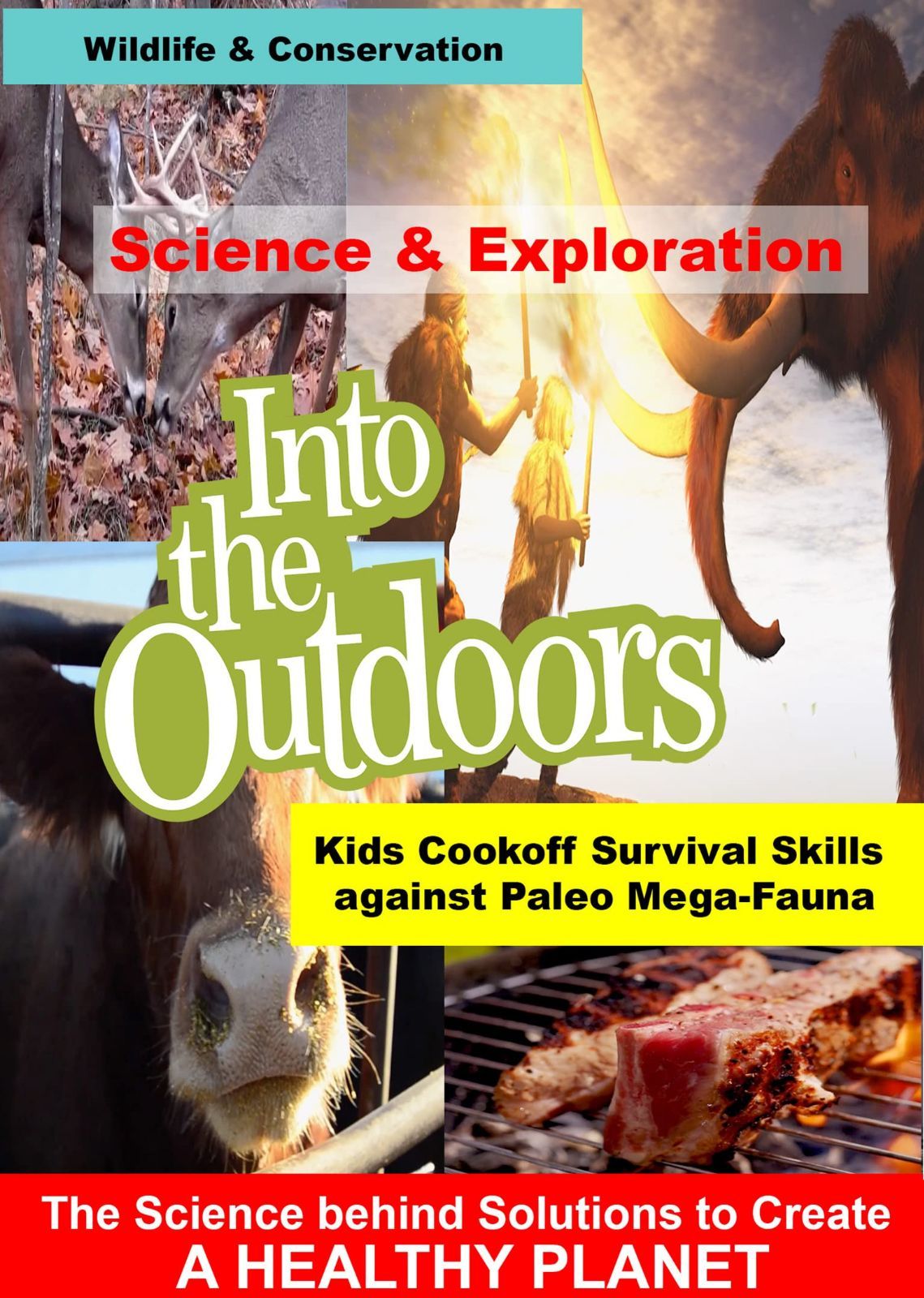 Kids Cookoff Survival Skills against Paleo Mega-Fauna [DVD]