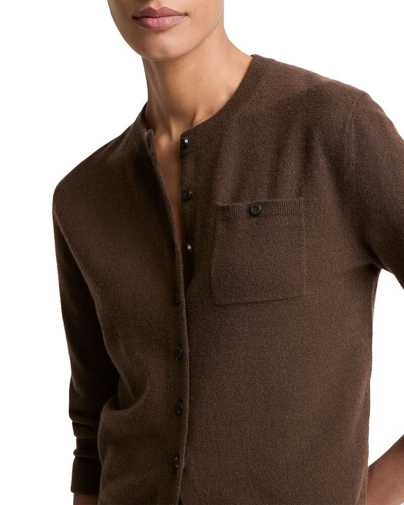 ヴィンス レディース アウター カーディガン Vince Pocket Cardigan Dark Bark ヴィンス レディース アウター カーディガン Vince Pocket Cardigan Dark Bark